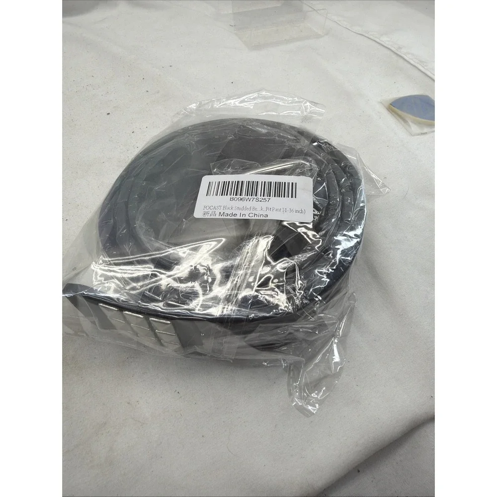Black Studded‎ Belt Size 31-36
